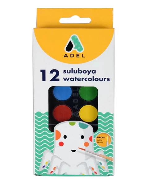 Adel 4lü Boya Seti Resim Defteri Hediye - 3