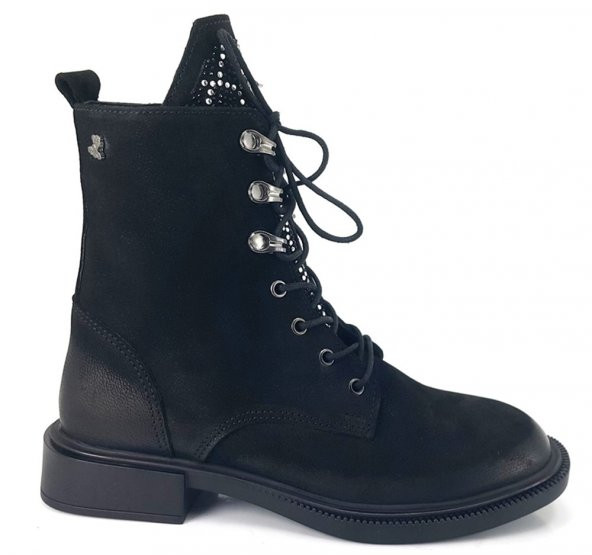 Venüs 2252602 Nubuk Deri Kadın Bot SİYAH - 3