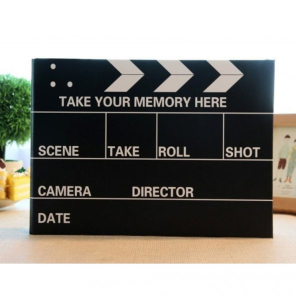 Klaket Tasarımlı Kendin Yap Fotoğraf Albümü Hediye Albümü - 2