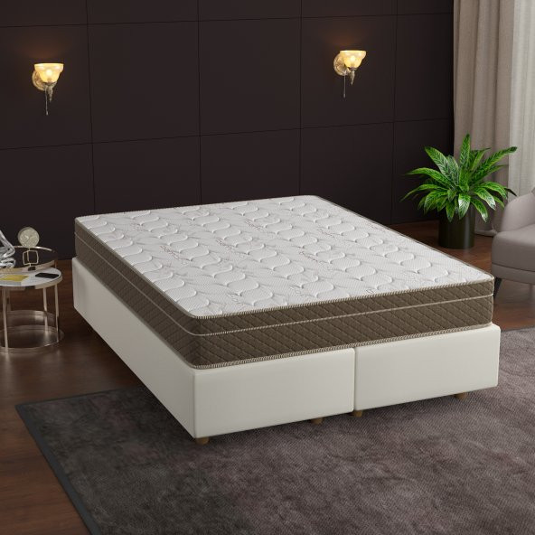 Mobpazar Flora Full Ortopedik Lux Bamboo Yaylı Yatak 150x200cm