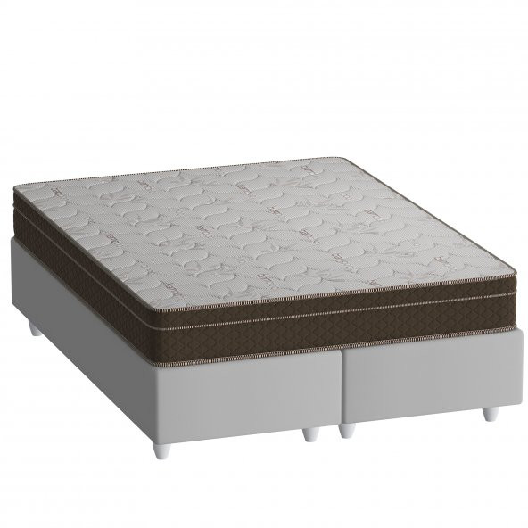 Mobpazar Flora Full Ortopedik Lux Bamboo Yaylı Yatak 150x200cm - 2