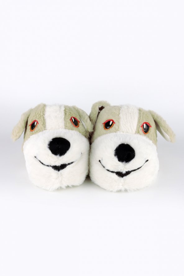 Köpekli Ev Botu Panduf Unisex Fibert Bej - 3