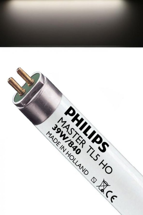 Philips Master TL5 HO 39W/840 T5 Floresan Ampul Günışığı 4000K 86,32 cm