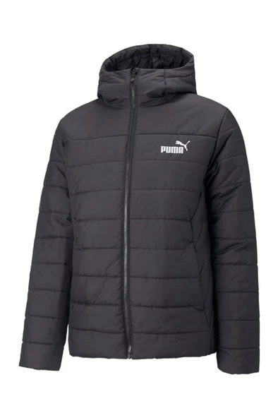 Puma 848938 01 Ess Hooded Padded Jacket Erkek Mont Siyah - 4