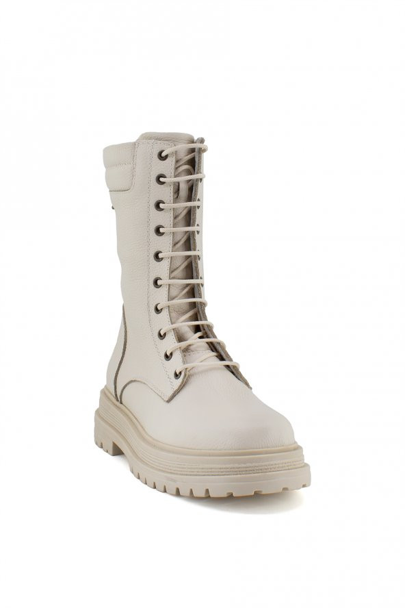 Venüs 2152106 Antik Deri Kadın Bot BEJ - 2