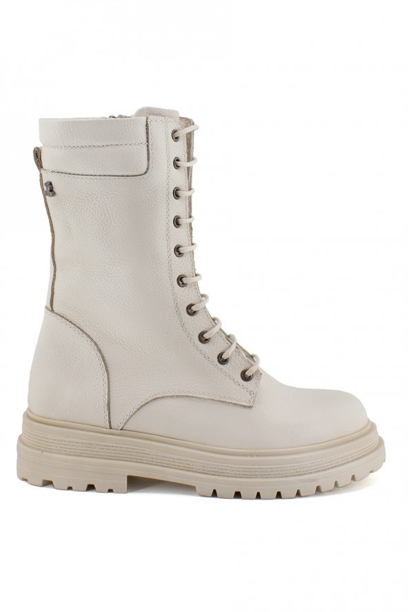 Venüs 2152106 Antik Deri Kadın Bot BEJ - 4