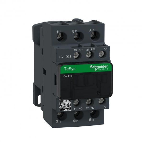 Schneider Electric LC1D38F7 TeSys D kontaktör - 3P(3 NA) - AC-3 - &lt= 440 V 38 A - 110 V AC bobin