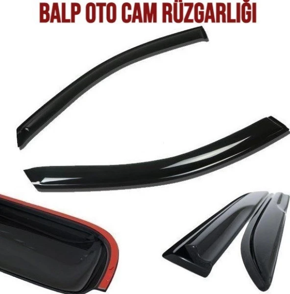 Skoda Fabia Mügen Cam Rüzgarlığı Hb 2000-2009 Arası 4 Lü Set - Resim 2