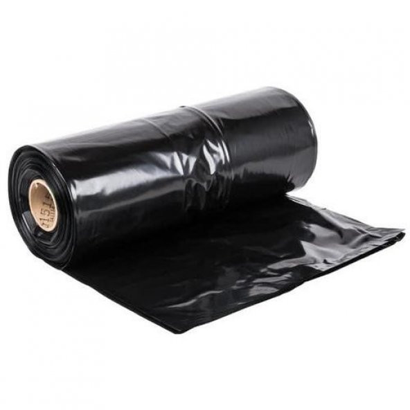 Norm Endüstriyel Jumbo Çöp Torbası Poşeti - 2 Kat - Siyah - 500 Gr. - 80 x 110 Cm. / 1 Rulo - 3