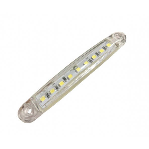 Beyaz Parmak Led 12/24 Volt Tavan Basamak Aydınlatma 9 ledli