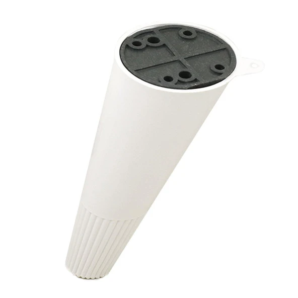 Açılı Konik Ayak Mobilya Baza Koltuk Puf Ayağı Beyaz 12 cm ürün görseli