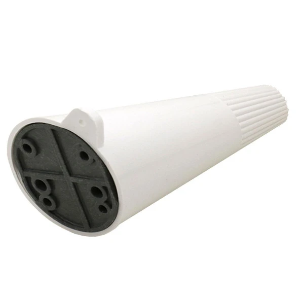 Açılı Konik Ayak Mobilya Baza Koltuk Puf Ayağı Beyaz 12 cm - Resim 3