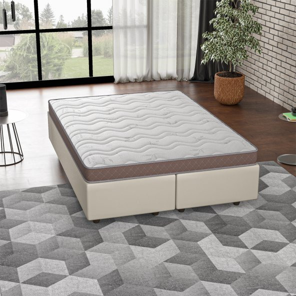 Mobpazar Full Ortopedik Bamboo Açelya Yatak,Nefes Alan Örme Kumaşlı,160x200 cm