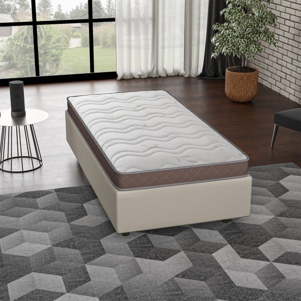 Mobpazar Full Ortopedik Bamboo Açelya Yatak,Nefes Alan Örme Kumaşlı,90x200 cm - 2