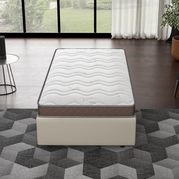 Mobpazar Full Ortopedik Bamboo Açelya Yatak,Nefes Alan Örme Kumaşlı,90x180 cm - 3