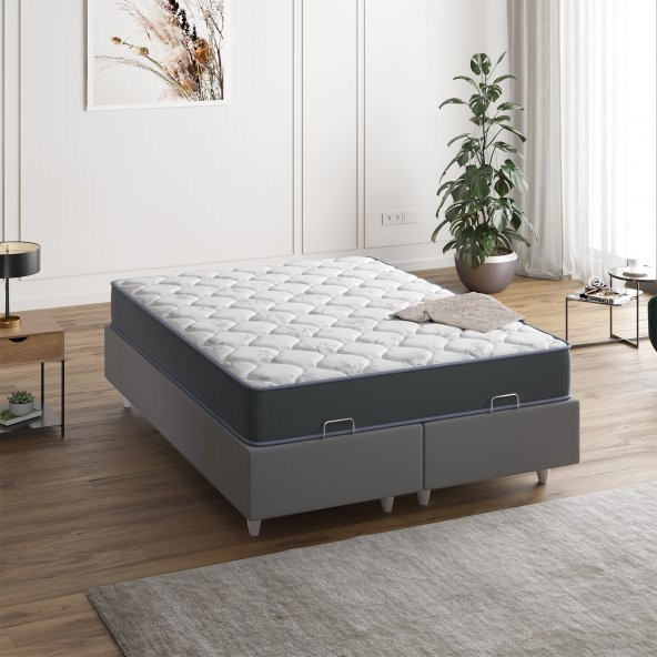 Mobpazar Derman Çift Kişilik Yatak, Sultan Full Ortopedik Lüx Örme Kumaşlı Yatak 160x200 cm