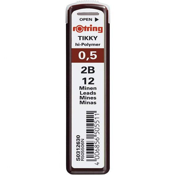 Rotring Tikky 0.5 Min Okul Seti Rotring Silgi Hediyeli Kalem Seti Rotring Sınav Seti Kırmızı - 3