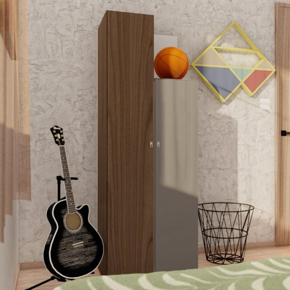 Emre İki Kapaklı Gar- (Antrasit-Ceviz) - Resim 3