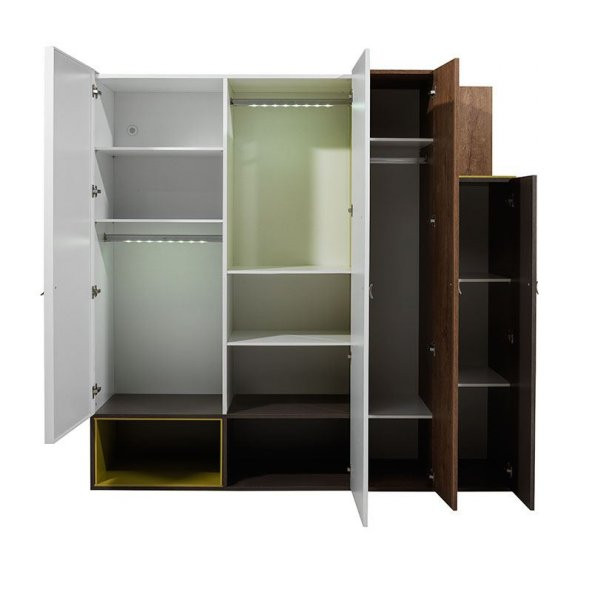 Ünüvar Konsept RENGARENK Slim 4 Kapılı  Gar k1 - Resim 2