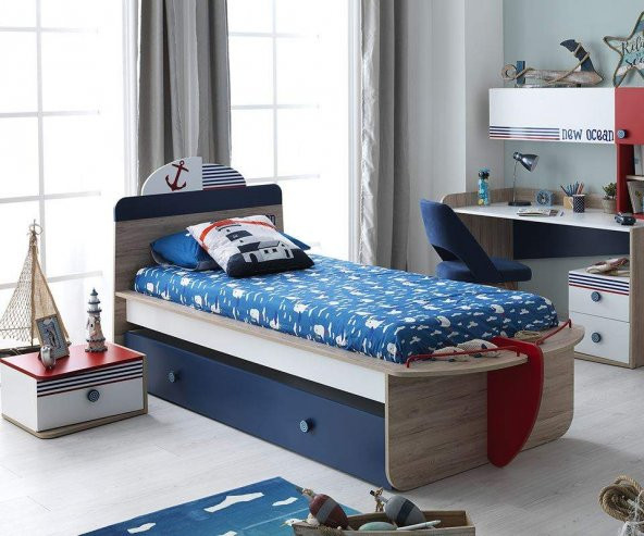 Ünüvar Konsept RENGARENK New Ocean 90x190 Karyola  k1 ürün görseli