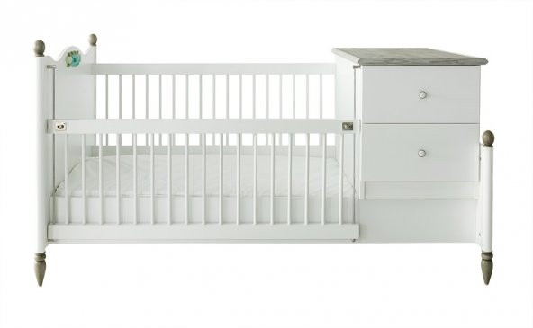 RENGARENK Angel Büyüyebilen Ve Asansörlü Beşik  k1 ürün görseli