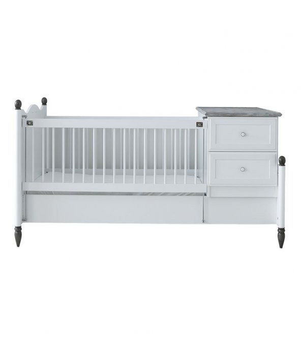 RENGARENK Angel Büyüyebilen Ve Asansörlü Beşik  k1 - Resim 3