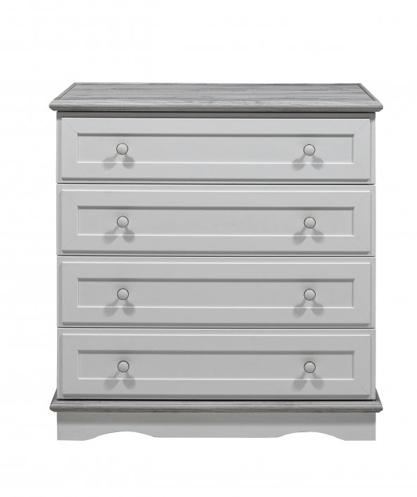 Ünüvar Konsept RENGARENK Angel Aynalı Alt Üst Modül Takım Şifonyer - Resim 3