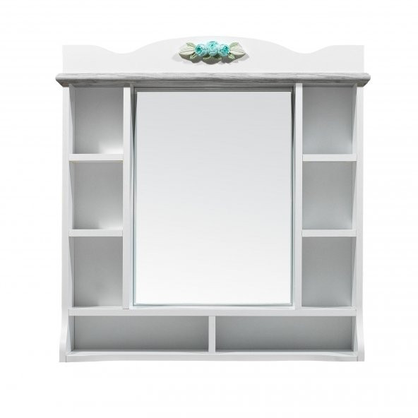 Ünüvar Konsept RENGARENK Angel Aynalı Alt Üst Modül Takım Şifonyer - Resim 4