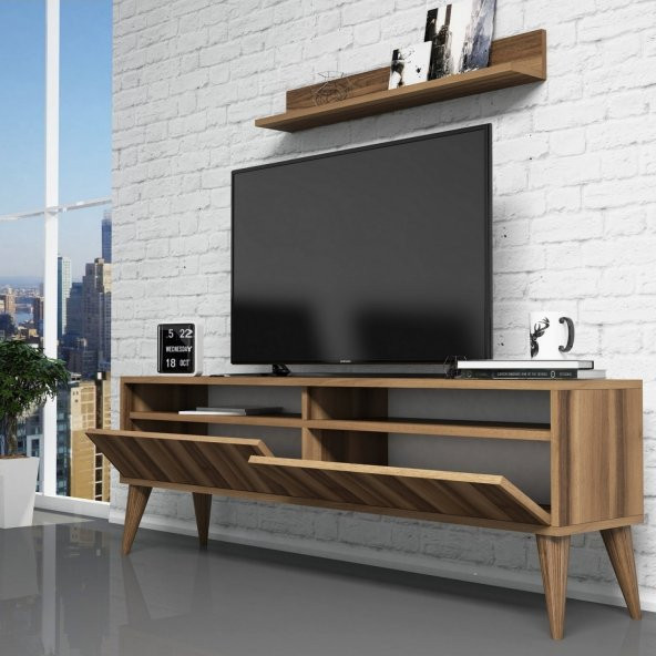 TV Ünitesi ve Orta Sehpa Takımı - Ceviz - 3