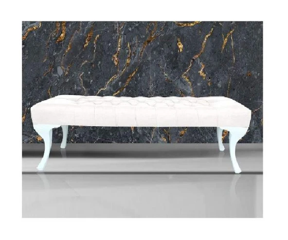 Ünüvar Konsept Puf & Benç 45X90-Pls Ayak Silenebilir Kumaş Pembe K1