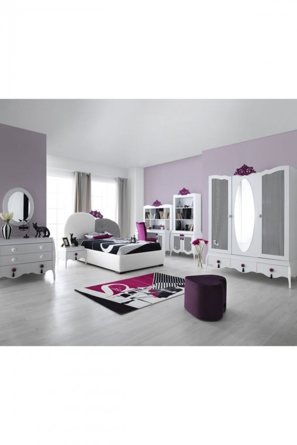 Rengarenk Eliza 100X200 Karyola k1 - 3