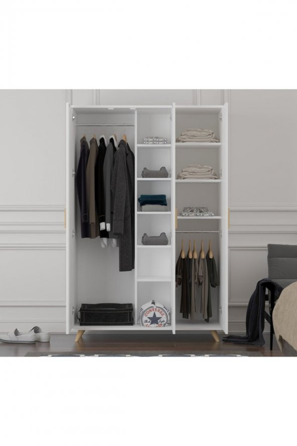 Ünüvar Konsept 3 Kapaklı Gardırop - Resim 5