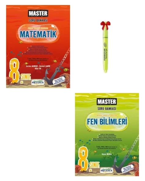 LGS 8.Sınıf Master Matematik ve Fen Bilimleri Soru Bankası