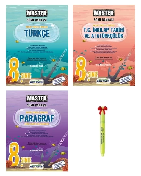 LGS 8.Sınıf Master Türkçe Paragraf İnkılap Soru Bankası