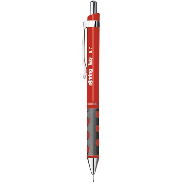 Rotring Tikky 0.7 Min Okul Seti Rotring Silgi Hediyeli Kalem Seti Rotring Sınav Seti Kırmızı - 2