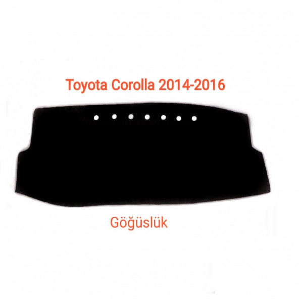 TOYOTA COROLLA 2014-2016 ARASI DERİ KAPİTONE TORPİDO KORUYUCU ÖRTÜ ürün görseli 1