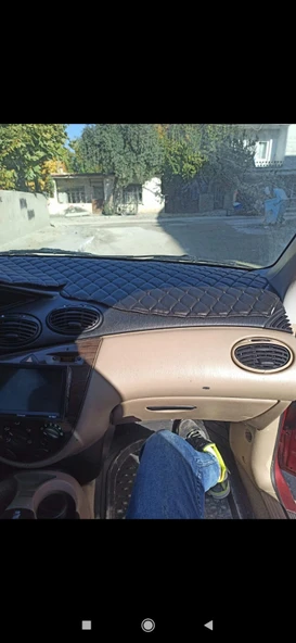 FORD FOCUS 1998-2005 ARASI DERİ KAPİTONE TORPİDO KORUYUCU ÖRTÜ - Resim 6