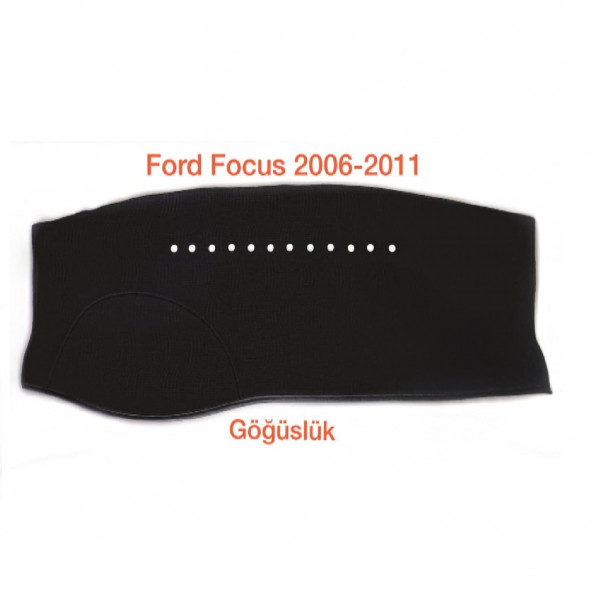 FORD FOCUS 2006-2011 ARASI DERİ KAPİTONE TORPİDO KORUYUCU ÖRTÜ ürün görseli 1