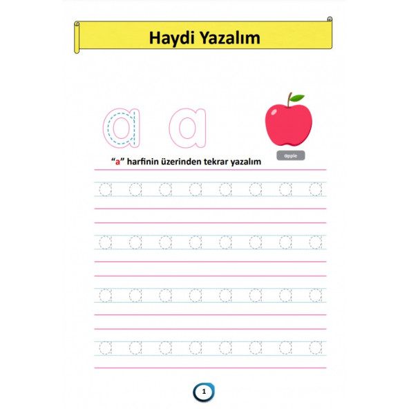 Okul Öncesi Alfabe Öğreniyorum Kitap Seti (YAZ-SİL) - 2