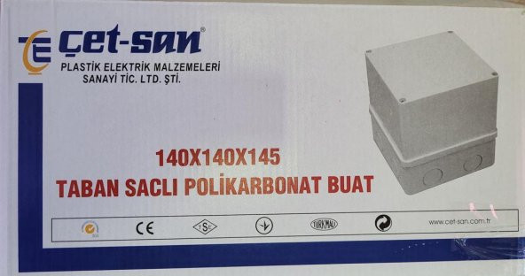 Çetsan 140x140x145 Taban SaclıTermoplastik Buat 1 Adet IP54 - 3