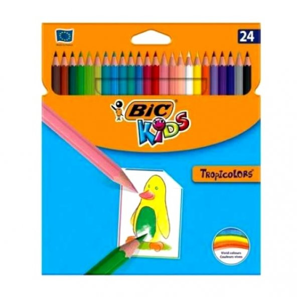 Bic Tropicolors Kuru Boya Kalemi 24Lü - 1