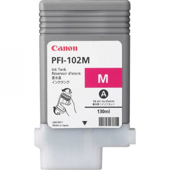 Canon PFI-102M/0897B001 Kırmızı Muadil Kartuş