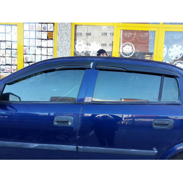 Opel Astra G Mügen Cam Rüzgarlığı Sedan 1998-2009 Arası 4Lü Ithal - 3