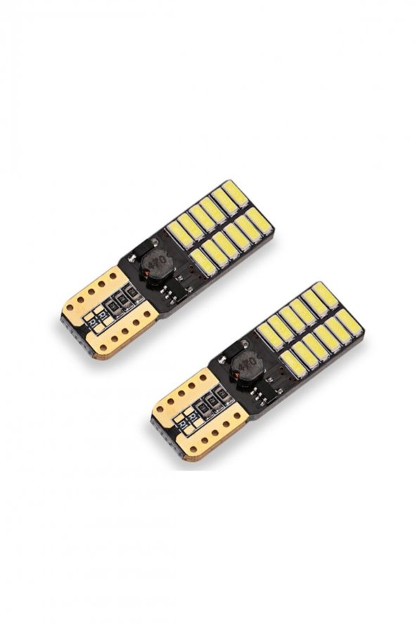 NKT GROUP 24 Led 12 - 24 Volt T10 Beyaz Xenon Efekt Canbuslı Park Plaka - 2