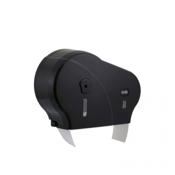 Vialli Dmj1b Double Mini Jumbo Tuvalet Kağıdı Dispenseri No-stop- Siyah - 2
