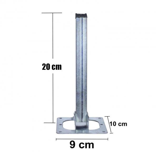 Sofra Ayağı Metal Çinko Katlanır Yer Sofrası Sini Altı 20 cm - 3