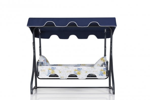 Erinöz Olea 3 Kişilik Yatarlı Salıncak - Bahçe Balkon Teras Salıncağı - 2