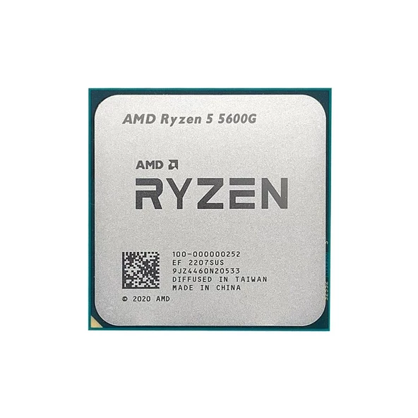 AMD Ryzen 5 5600G 3.9 GHz AM4 19 MB Cache 65 W İşlemci Fansız Tray - 1