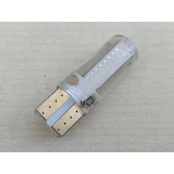 T10 DİPSİZ LED AMPUL (CANBUS SİLİKONLU) MAVİ 12V (2ADET FİYATI) T10 PARK, SİNYAL, PLAKA AMPULU - 3