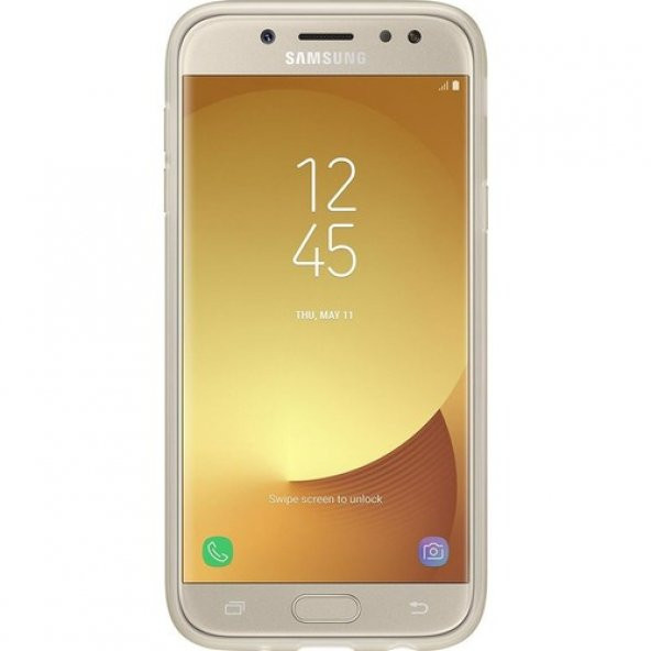 Samsung Galaxy J5 2017 Orjinal Jelly Silikon Kılıf - Gold - Resim 3